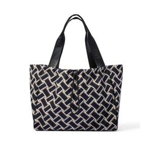 Vintage Weave Neutral Tote Bag - DVF - Diane von Furstenberg - New